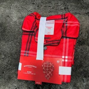 Wondershop Red Plaid Pajama Set Size XS 4/5